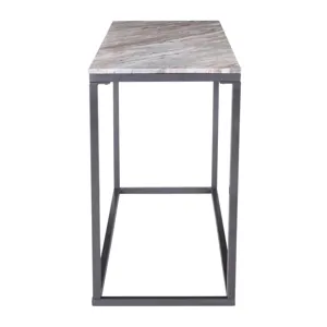 Wynn 50\" Modern Luxe Solid Marble Sofa Console Table