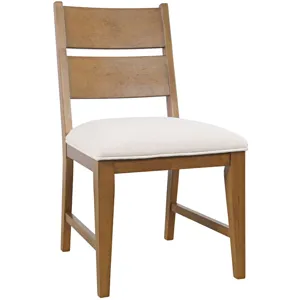 Sierrafina 5-Piece Modern Rustic 66-Inch Sintered Stone Dining Set With Ladderback Chairs