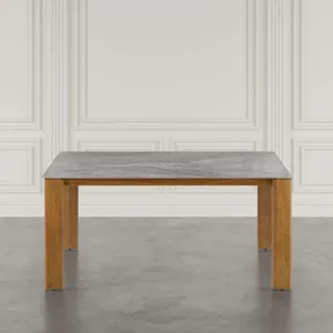 Sierrafina Modern Rustic 66-Inch Sintered Stone Dining Table