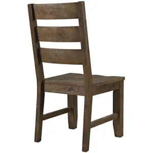 Sierrafina Modern Rustic Rung-Back Dining Chairs Set Of 2