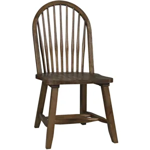 Sierrafina Modern Rustic Hoop-Back Dining Chairs Set Of 2