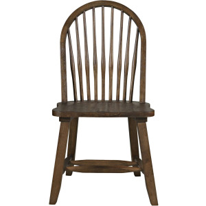 Sierrafina Modern Rustic Hoop-Back Dining Chairs Set Of 2
