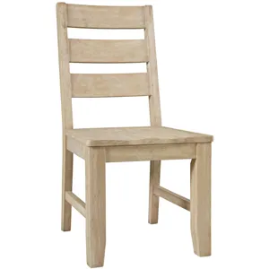 Sierrafina Modern Rustic Rung-Back Dining Chairs Set Of 2