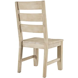 Sierrafina Modern Rustic Rung-Back Dining Chairs Set Of 2