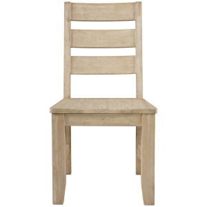 Sierrafina Modern Rustic Rung-Back Dining Chairs Set Of 2