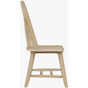 Sierrafina Modern Rustic Hoop-Back Dining Chairs Set Of 2