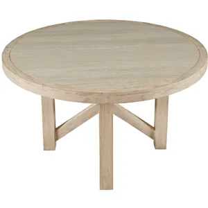 Sierrafina Modern Rustic 52-Inch Round Sintered Stone Dining Table