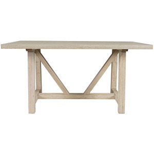 Sierrafina Modern Rustic 72-Inch Sintered Stone Trestle Counter Height Dining Table