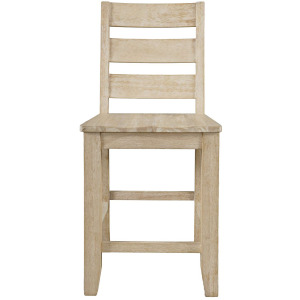 Sierrafina Modern Rustic Rung-Back Counter Barstools Set Of 2