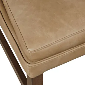 Carsons Modern Transitional Faux Leather Upholstered Dining Chair Set Of 2