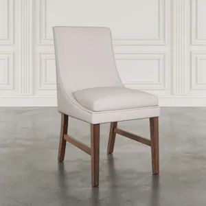 Carsons Modern Transitional 7-Piece Dining Set With High-Back Upholstered Chairs