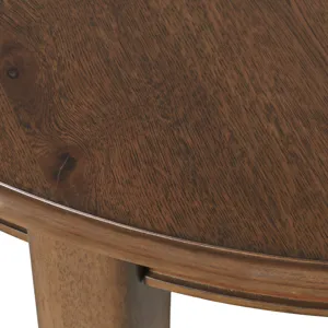 Carsons Modern Transitional 5-Piece Round Dining Set With Easley Chairs