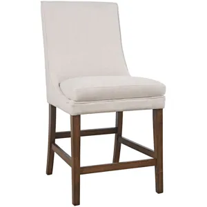 Carsons Modern Transitional Upholstered Counter Barstool Set Of 2