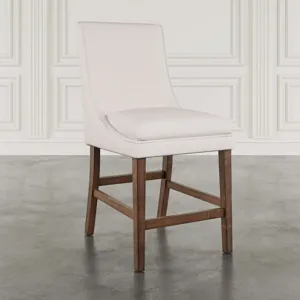 Carsons Modern Transitional Upholstered Counter Barstool Set Of 2