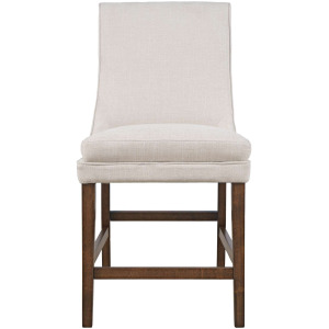 Carsons Modern Transitional Upholstered Counter Barstool Set Of 2