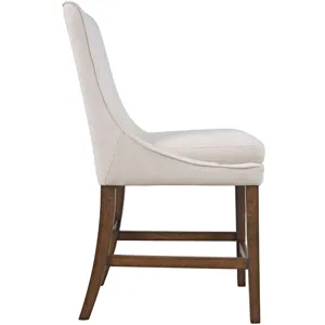 Carsons Modern Transitional Upholstered Counter Barstool Set Of 2