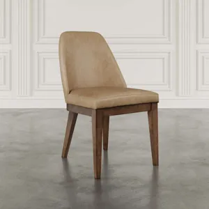Ruston Modern Faux Leather Dining Chair Set Of 2