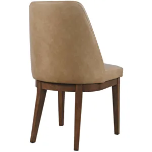 Ruston Modern Faux Leather Dining Chair Set Of 2