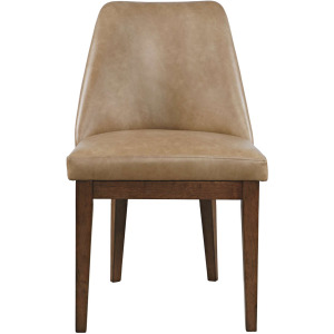 Ruston Modern Faux Leather Dining Chair Set Of 2