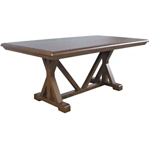 Ruston Modern 72-Inch Trestle Dining Table