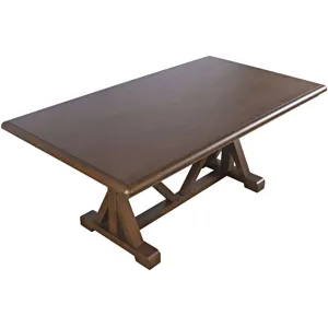 Ruston Modern 72-Inch Trestle Dining Table