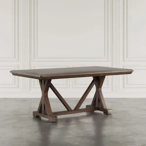 Ruston Modern 72-Inch Trestle Dining Table