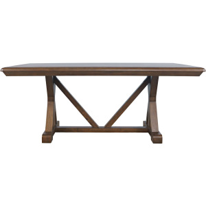 Ruston Modern 72-Inch Trestle Dining Table