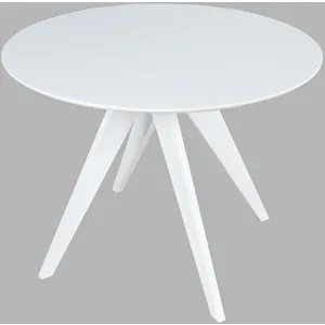 Axis Mid-Century Modern 47-Inch Round Cross-Base Counter Height Dining Table