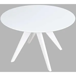 Axis Mid-Century Modern 47-Inch Round Cross-Base Dining Table