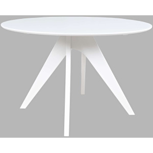 Axis Mid-Century Modern 47-Inch Round Cross-Base Dining Table