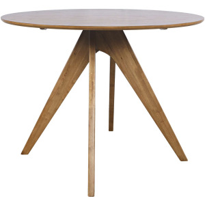 Axis Mid-Century Modern 47-Inch Round Cross-Base Counter Height Dining Table
