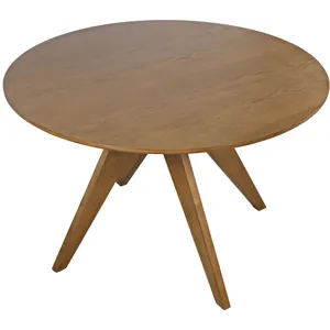 Axis Mid-Century Modern 5-Piece Round Ladderback Swivel Dining Set