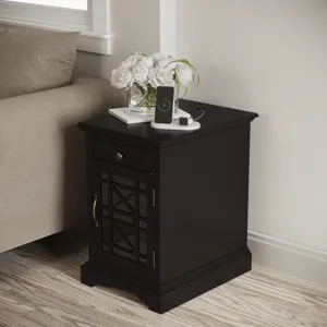 Craftsman USB Charging Chairside End Table