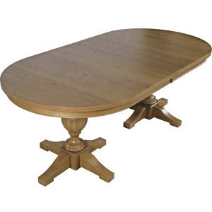 Brentwood Cascade Oak 102" Double Pedestal Top