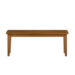 Simplicity Wooden Dining Room Table Bench