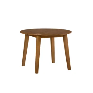 Simplicity Solid Wood Classic Round Drop-Leaf Table