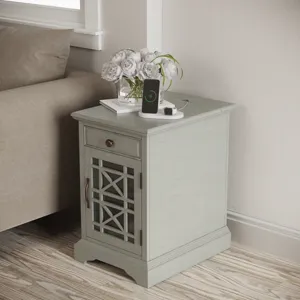 Craftsman USB Charging Chairside End Table