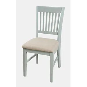 Craftsman Slat-Back Upholstered Desk Chair