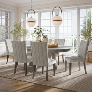 Telluride Round Ext Dining Table - Base Only