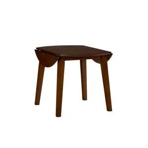 Simplicity Round Drop Leaf Table that Seats 4 for Dining Areas