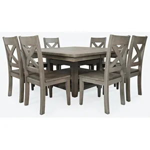 Outer Banks Hi/Low Storage Dining Table with 6 Stools