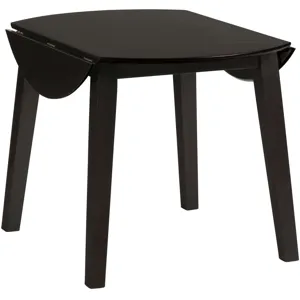 Simplicity 3-Piece Solid Wood Drop-Leaf Extension Dining Set With X-Back Chairs