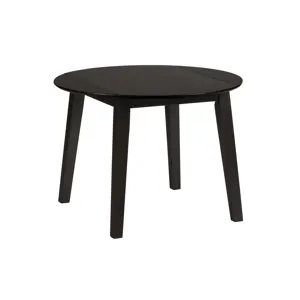 Simplicity Solid Wood Classic Round Drop-Leaf Table