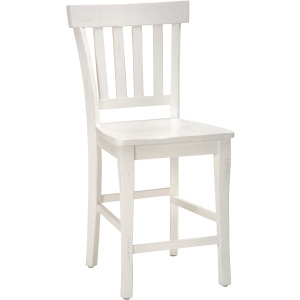 Madaket Reclaimed Pine Slat Back Bar Stool