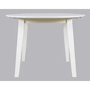 Simplicity Solid Wood Classic Round Drop-Leaf Table