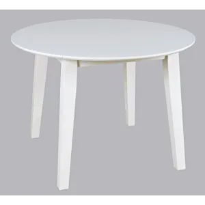 Simplicity Solid Wood Classic Round Drop-Leaf Table