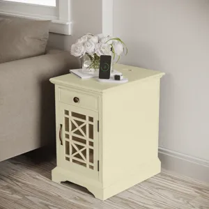 Craftsman USB Charging Chairside End Table