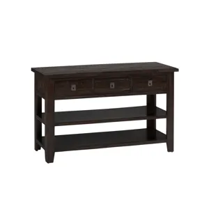 Kona Grove 50\" Distressed Rustic Solid Wood Sofa Table