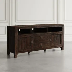 Kona Grove Distressed Rustic Solid Wood 70\" Media Unit