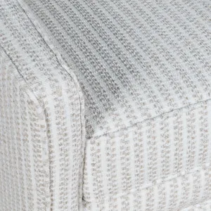 Barrett Crux Transitional Modern Textured Upholstery Swivel Accent Armchair